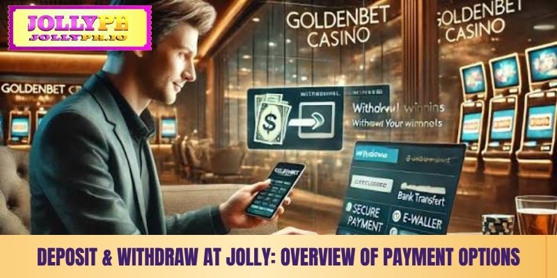 Deposit & Withdrawal At Jolly - Secure Payment Methods deposit and withdraw at jollyph overview of payment options