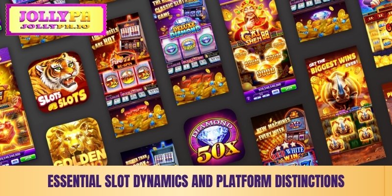 essential slot games dynamics and platform distinctions